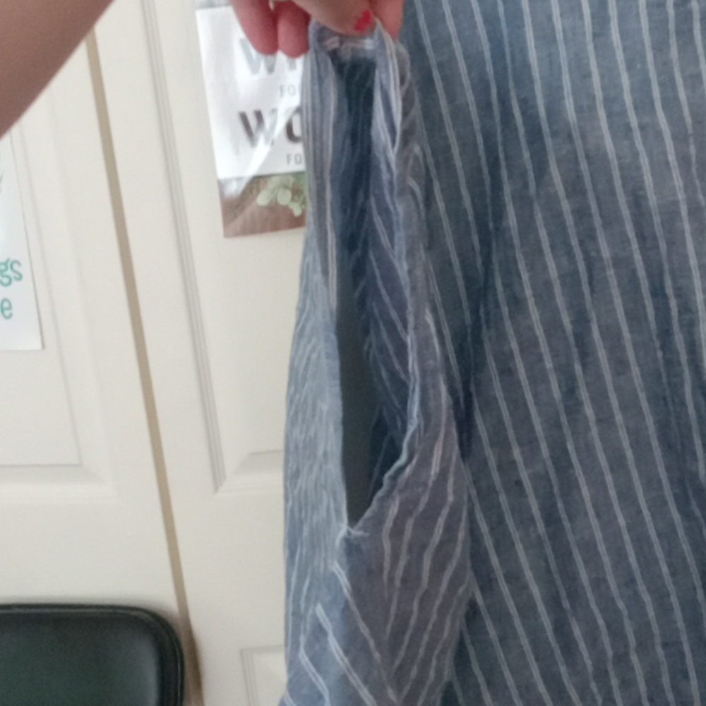 Striped cape top - Picture 4 of 5